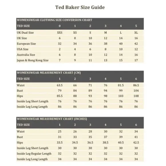 TED
BAKER Gold Bead Embroidered Hem Lillya Dainty Studded Jean retail $175 NWT - Picture 9 of 15